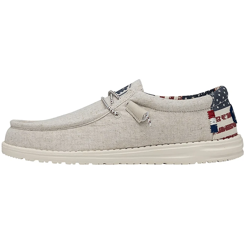 Hey Dude Wally Patriotic Shoe - Men's 4 Hey Dude Wally Patriotic Shoe - Men's - Image 4