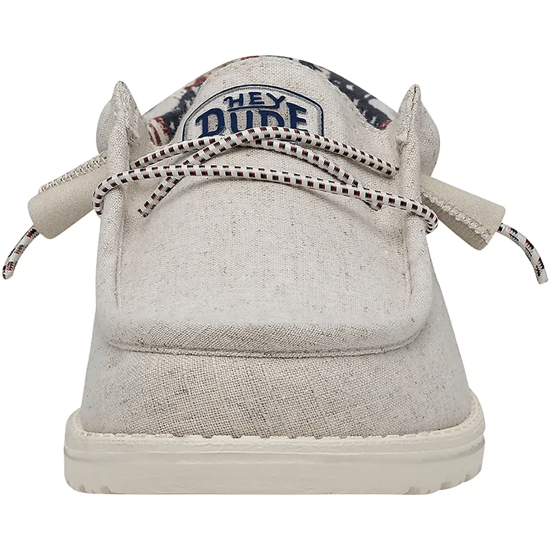 Hey Dude Wally Patriotic Shoe - Men's 3 Hey Dude Wally Patriotic Shoe - Men's - Image 3