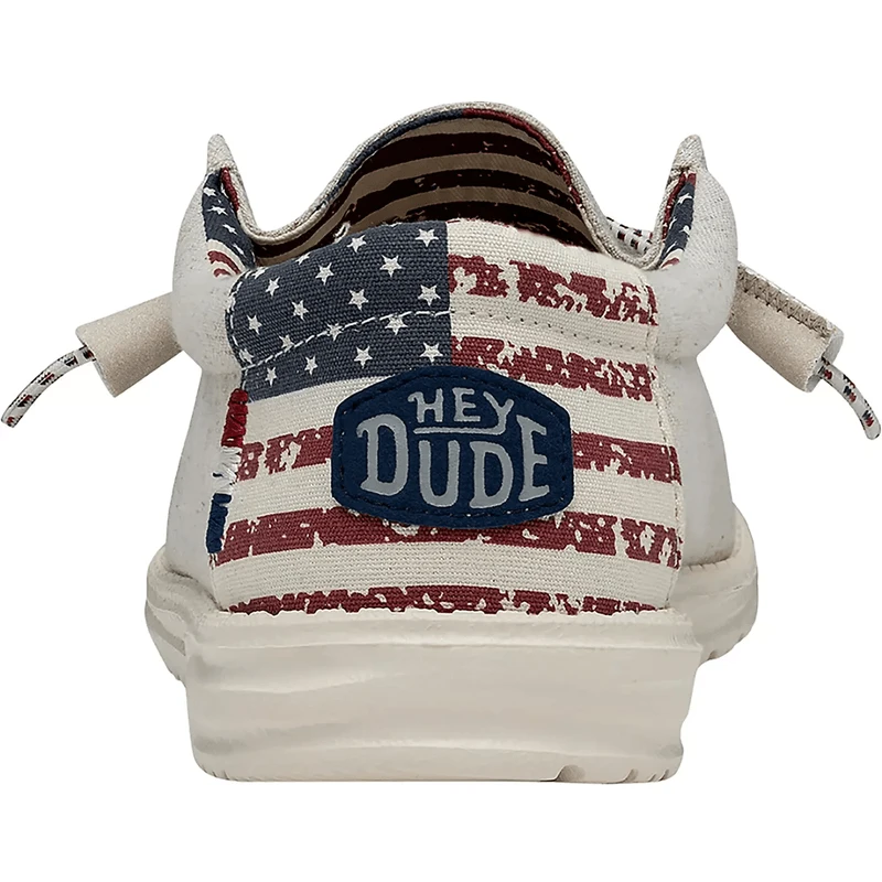 Hey Dude Wally Patriotic Shoe - Men's 2 Hey Dude Wally Patriotic Shoe - Men's - Image 2