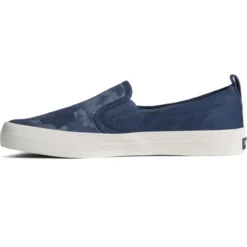Sperry Crest Twin Gore Camo Metallic Leather Slip On Shoe - Women's